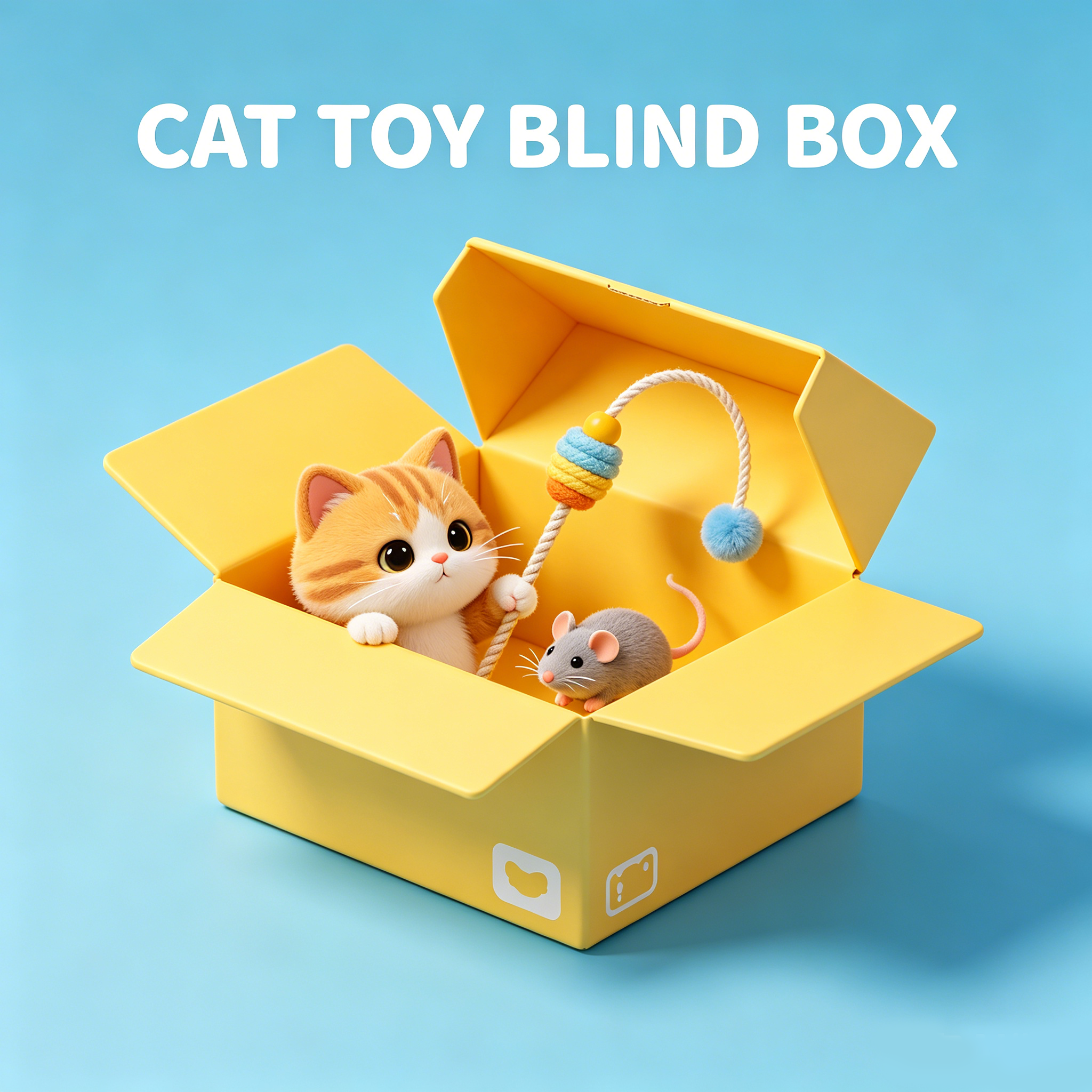 Cat Toy Mystery Box (No Cat Wands Included)