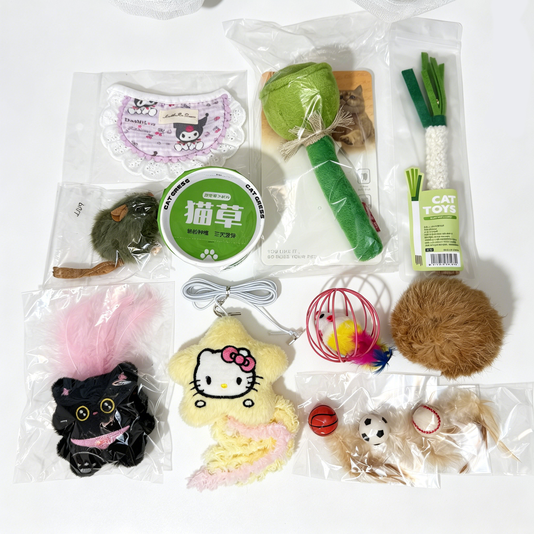5 Sets Fixed Matching Cat Toy Bundles